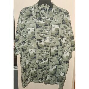 Puritan men's XL button down short sleeved shirt.